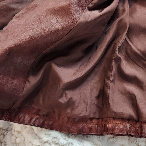 NWT WILLIAM RAST Kate Moto Jacket in Camel, Size Medium - Picture 3 of 11